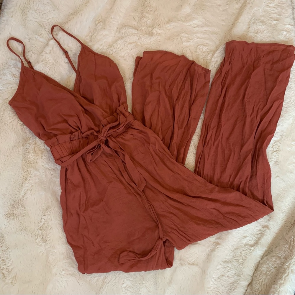 Rue21 Burnt Orange Jump Suit Small